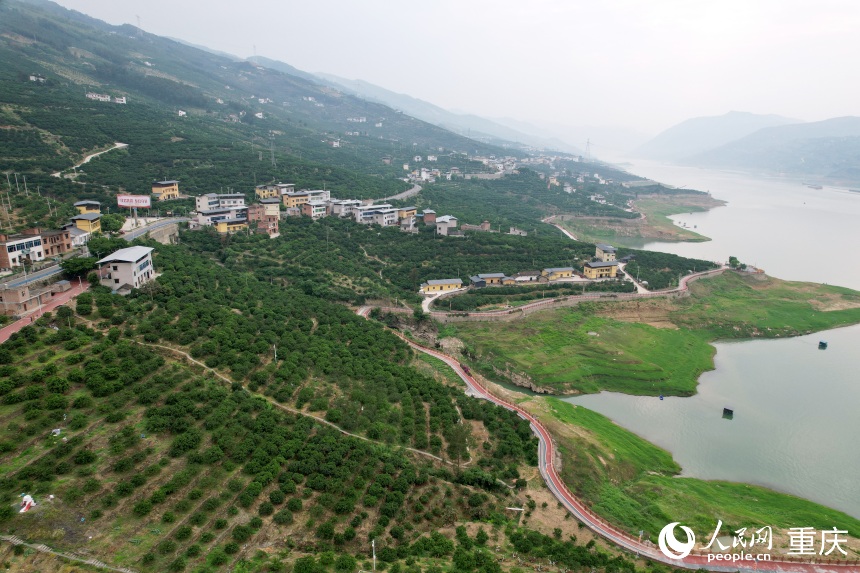 豐都縣安坪鎮(zhèn)三沱村。人民網(wǎng)記者 劉政寧攝